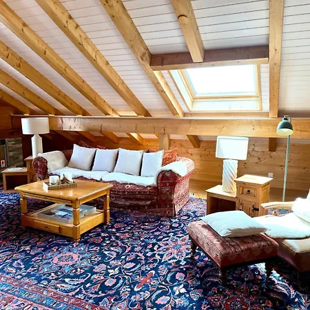 Duplex Spacieux Et Plein De Charme A Crans-montana Apartamento *