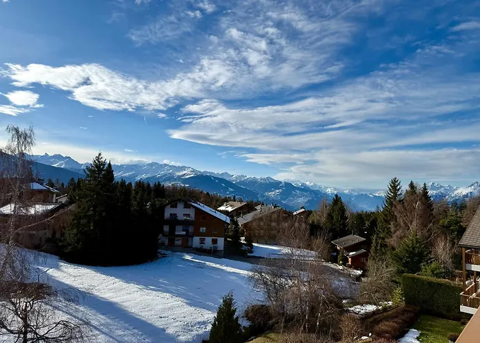 Duplex Spacieux Et Plein De Charme A Crans-montana Apartmán Lens