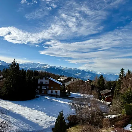 Duplex Spacieux Et Plein De Charme A Crans-montana Apartamento Lens